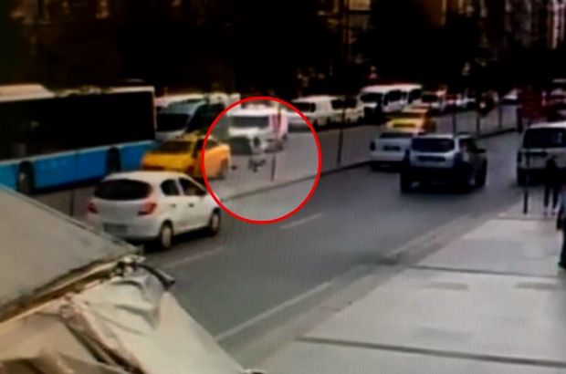 İstanbul Şişli'deki kaza anı kamerada (video)