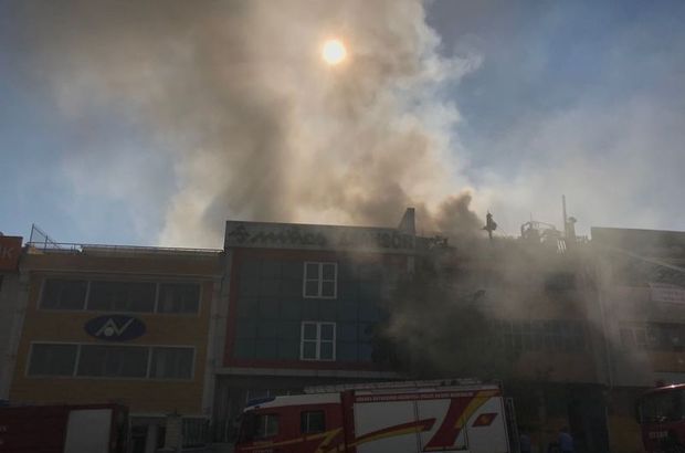 Ankara'da İvedik Organize Sanayi Bölgesi'nde yangın