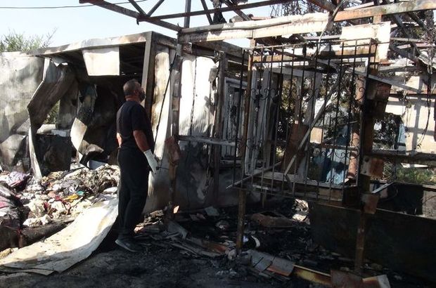 Mersin'de evi yanan kadının cesedi sulama kanalında bulundu