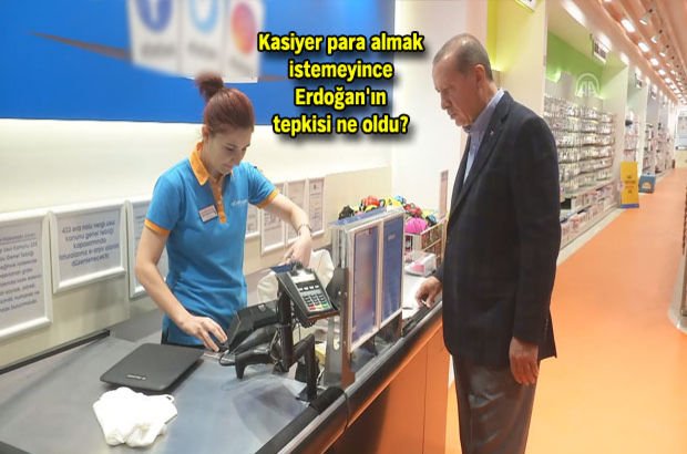Cumhurbaşkanı Recep Tayyip Erdoğan, torunu Canan Aybüke için alışveriş yaptı