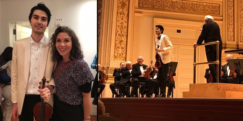 ÇEV öğrencisi NY'de konser verdi