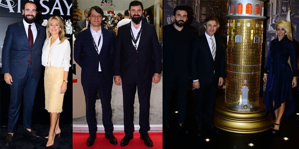 Mücevher fuarında şov yaptılar