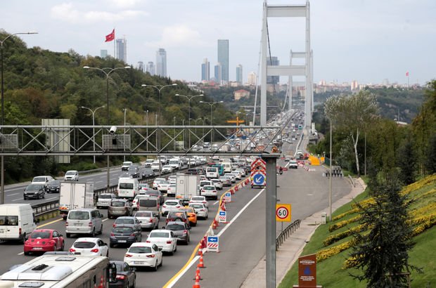 Fatih Sultan Mehmet Köprüsü'nde yoğun trafiğe neden olan çalışmalar tamamlandı