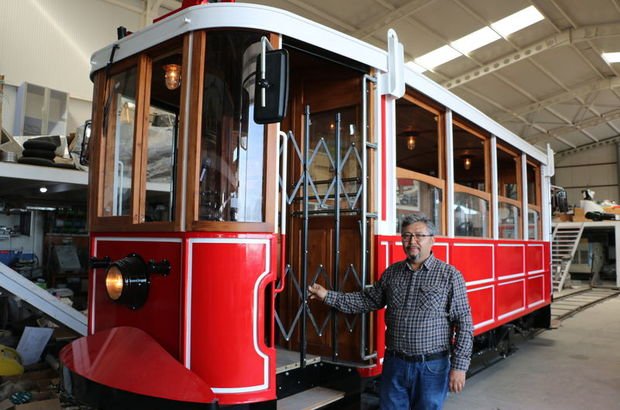 Denizli'de ortaokul mezunu tramvay üretti