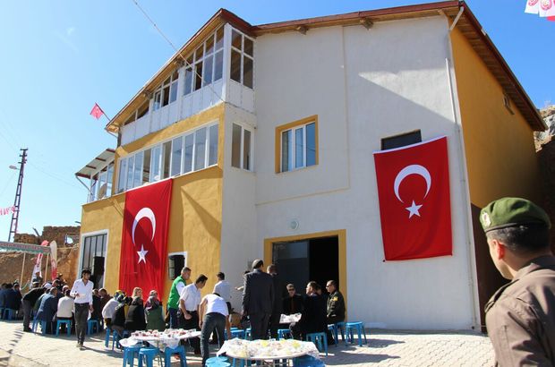 Şırnak'ta şehit düşen Hüseyin Kavalbacak'ın ailesine, yeni ev yapıldı