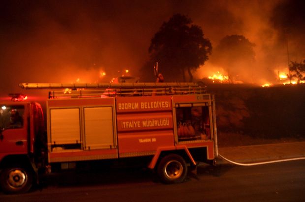 Bodrum'da 5 hektarlık makilik alan yandı