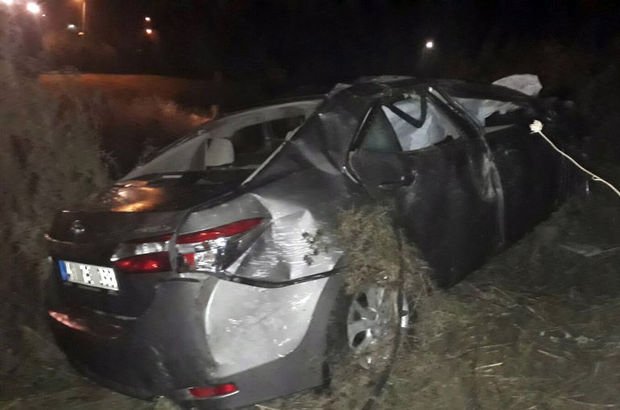 Kocaeli'de otomobil devrildi: 3 yaralı