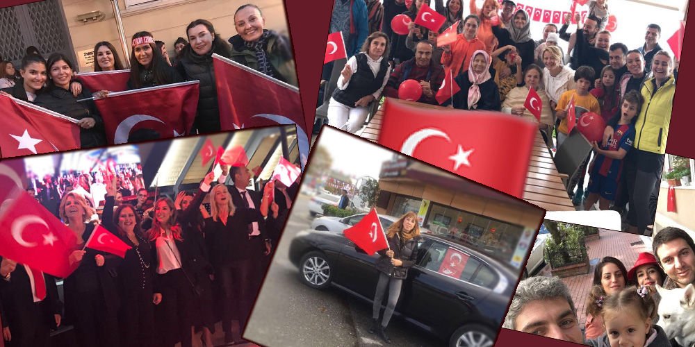 Cumhuriyet coşkusu...