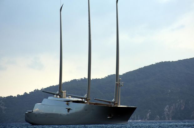 Dünyanın en pahalı yelkenli yatı Marmaris'te