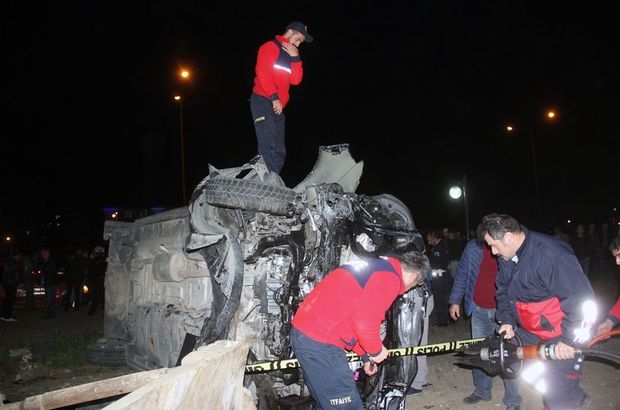 Son dakika..Cumhurbaşkanı Erdoğan’ın koruma ekibini taşıyan minibüs Görele’de kaza yaptı: 4 yaralı
