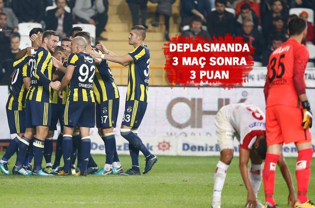 Antalyaspor: 0 - Fenerbahçe: 1 (MAÇ SONUCU)