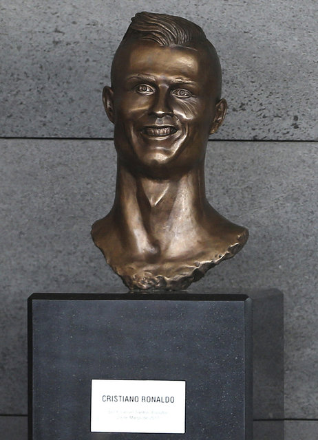 Cristiano Ronaldo'nun heykeli yapıldı