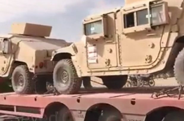 Suriye’nin kuzeyinde askeri araç sevkıyatı görüntülendi