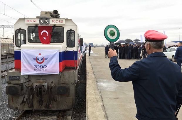 Demir İpek Yolu'nda Türkiye'den ilk tren kalktı
