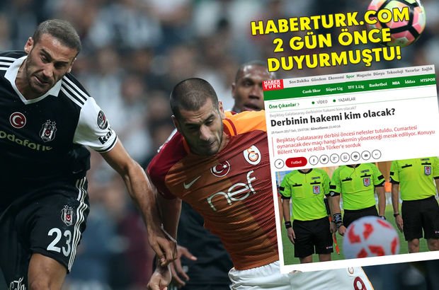 Beşiktaş - Galatasaray maçı hakemi - Derbi hakemi kim oldu?