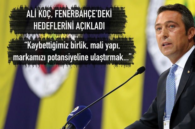 Ali Koç'tan Fenerbahçe başkan adaylığıyla ilgili açıklama