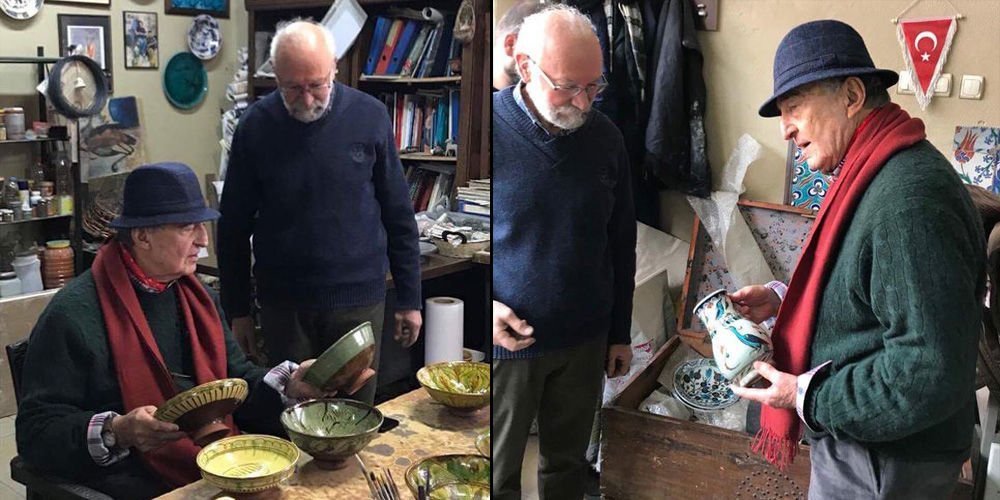 Çini sanatına merak sardı