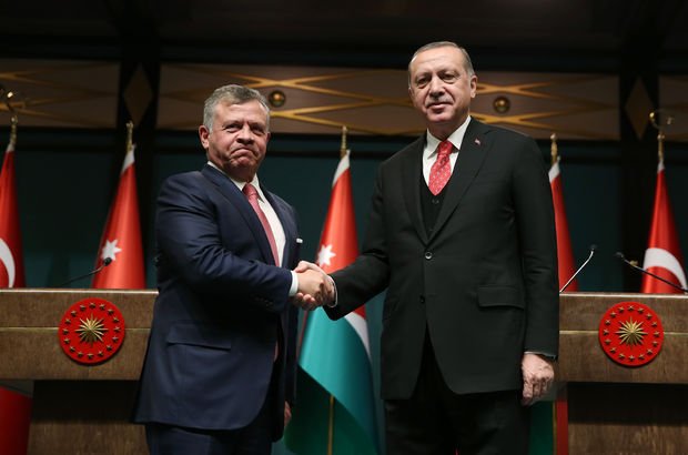 Cumhurbaşkanı Erdoğan, Ürdün Kralı 2. Abdullah ile telefonda görüştü
