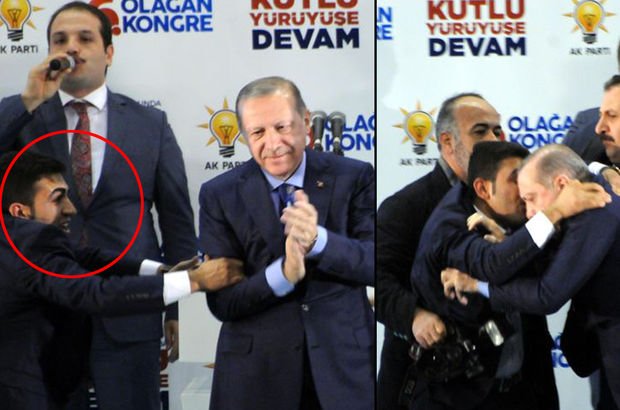 Cumhurbaşkanı Erdoğan'a sarılan kişinin kim olduğu ortaya çıktı