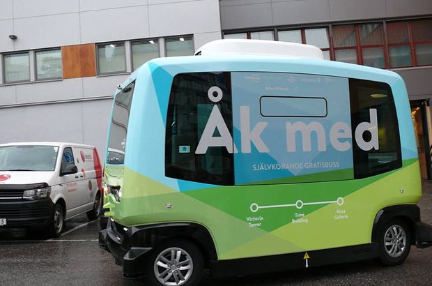İsveç'te sürücüsüz minibüsler gelecek ay sefere başlayacak