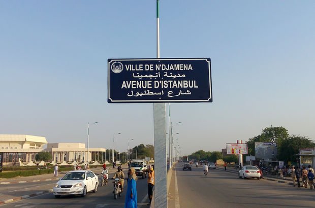 Çad'da, ABD elçiliğinin bulunduğu caddeye 
