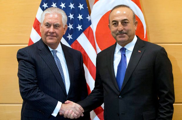 Son dakika... Dışişleri Bakanı Çavuşoğlu, ABD'li mevkidaşı Tillerson ile görüştü