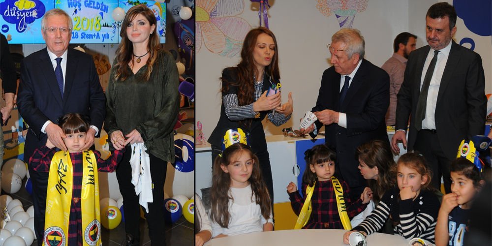 Aziz Yıldırım, çocuklarla buluştu