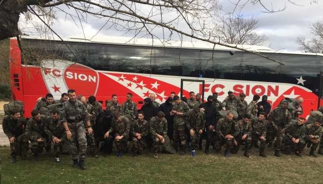 Salih Uçan'ın takımı Sion askeri kampta