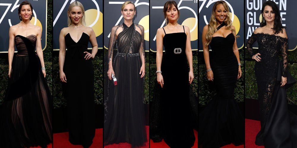 Kırmızı halıda 'siyah' protesto