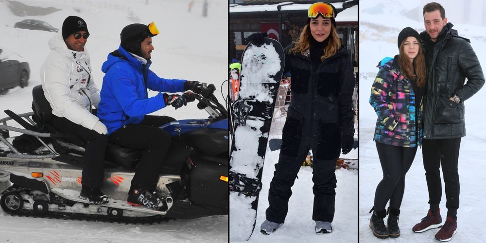 Kartalkaya'da kayak keyfi