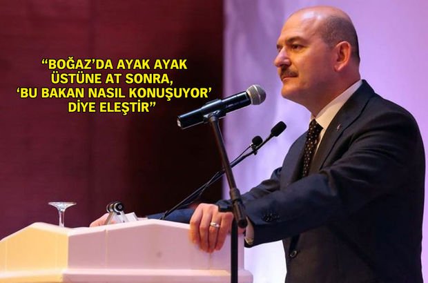 İçişleri Bakanı Süleyman Soylu'dan eleştirilere cevap