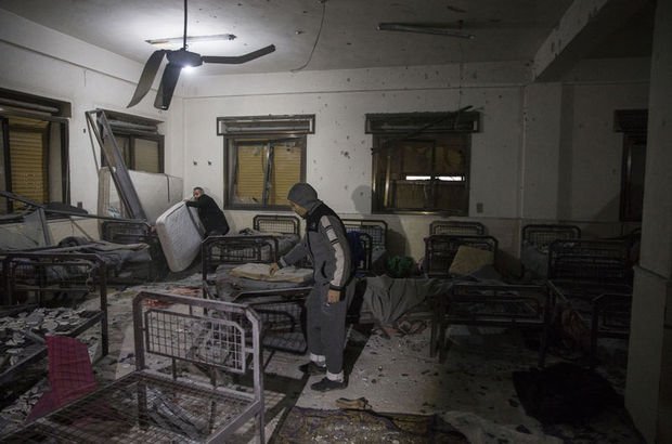Son dakika... Terör örgütü PYD/PKK Azez'deki hastanelere saldırdı
