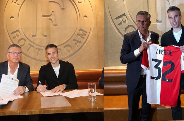 Van Persie, Feyenoord ile sözleşme imzaladı