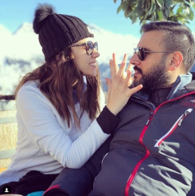 Alişan ve Buse Varol, İsviçre'de tatil yapıyor