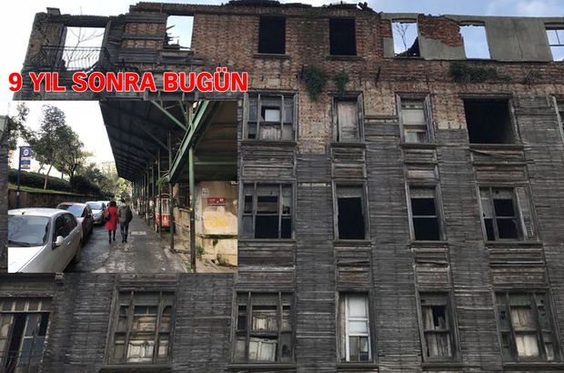 Taksim ve Beşiktaş'taki metruk binalar tehlike saçıyor
