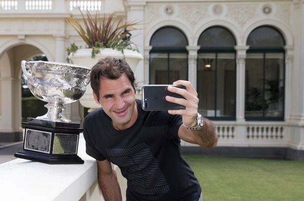 Avustralya Açık'ta Federer rekorunu geliştirdi