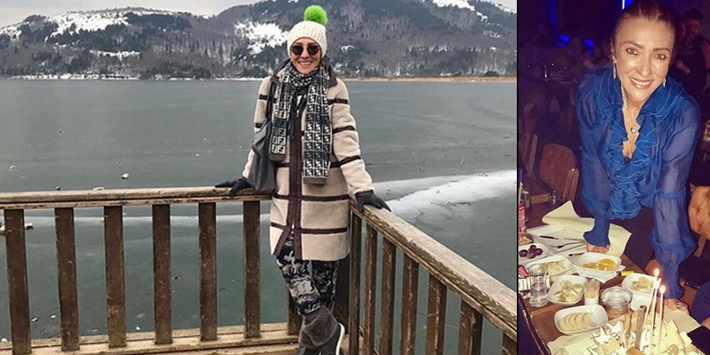 Abant'ta doğum günü...