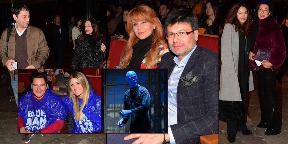 Mavi adamlar büyüledi