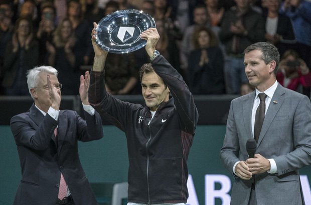 Rotterdam Açık'ta şampiyon Federer