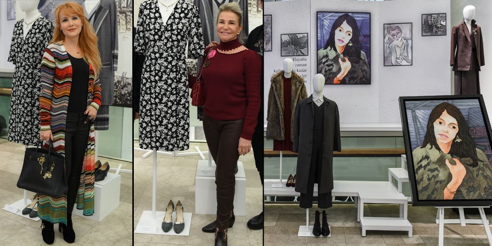 Kürk Mantolu Madonna sergisini gezdiler