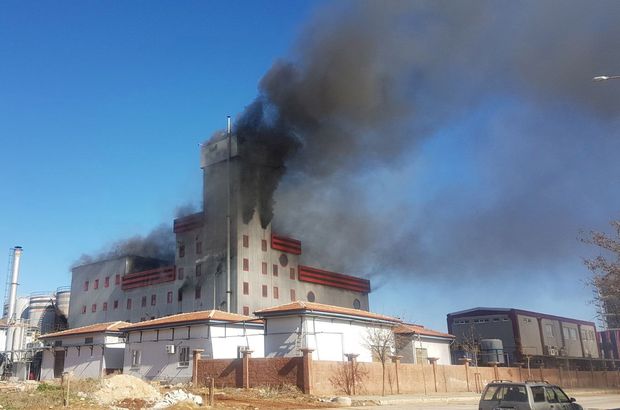 Gaziantep'te fabrika yangın