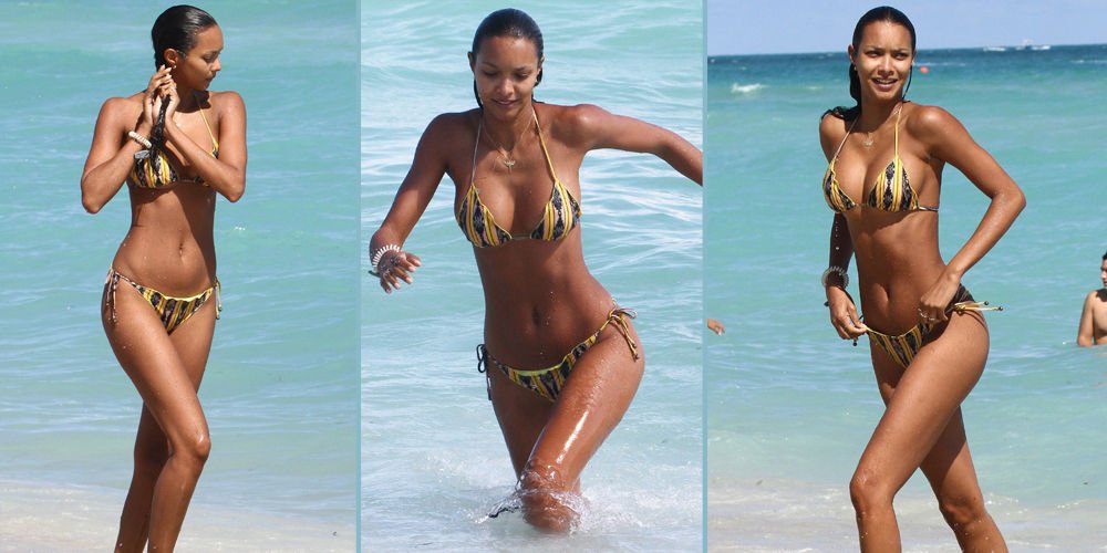 Esmer güzel tatilde