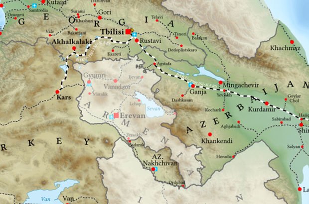 Bakü-Tiflis-Kars Demiryolu hattında hedef Çin
