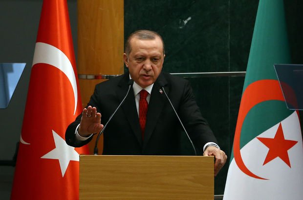 Son dakika... Cumhurbaşkanı Erdoğan Cezayir'de konuşuyor