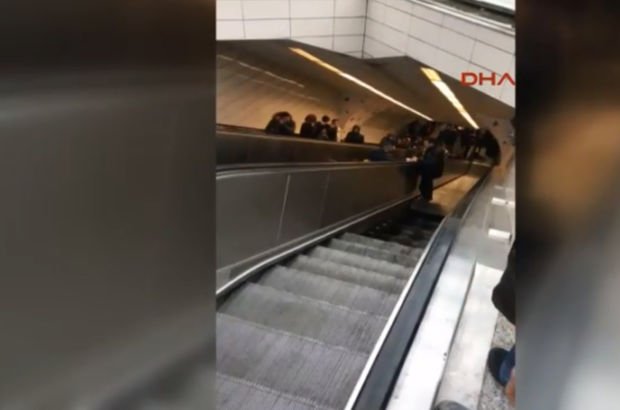 SON DAKİKA! Maslak metrosunda yürüyen merdiven çöktü! İBB'den ilk açıklama