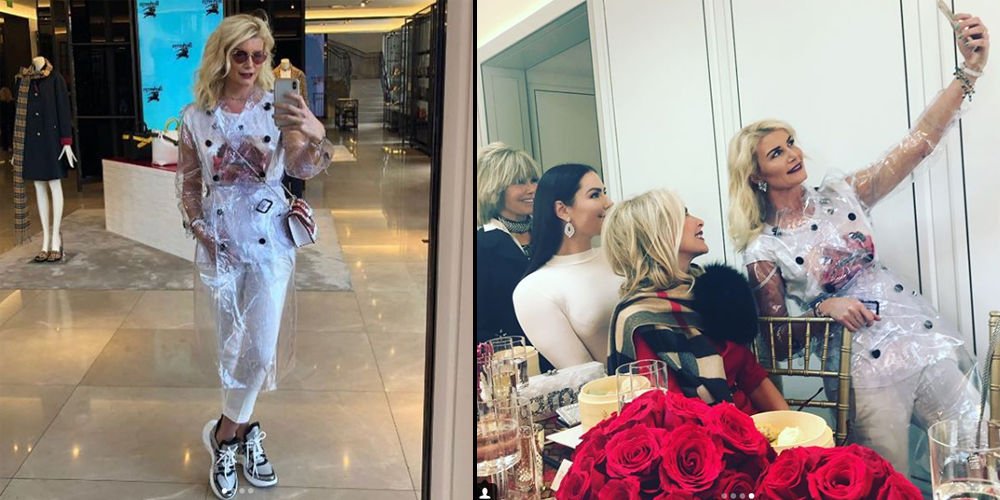 Şen, Burberry davetinde