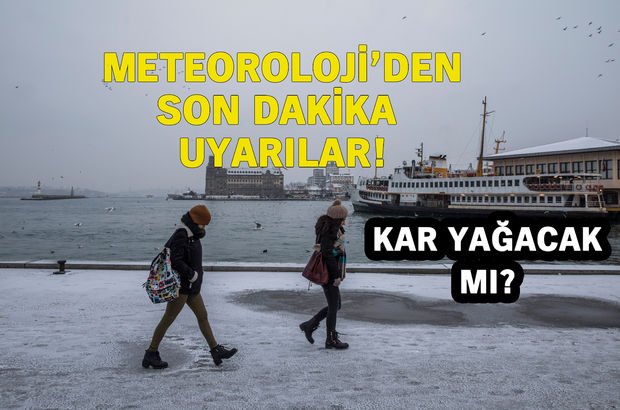Meteoroloji'den son dakika hava durumu! İstanbul için...