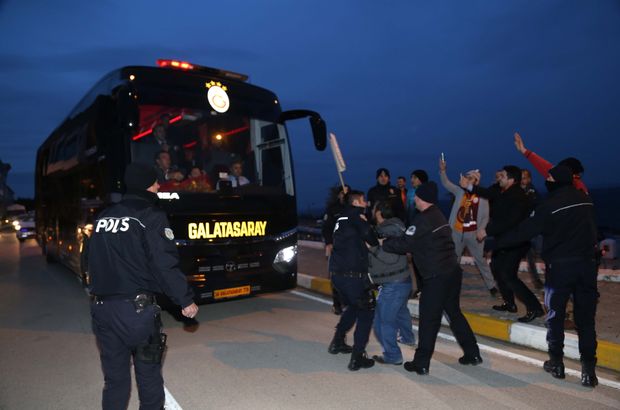 Galatasaray kafilesi, Kastamonu'da