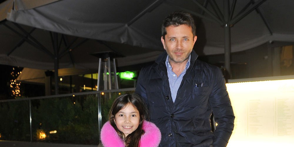 Baba-kızın keyifli akşamı