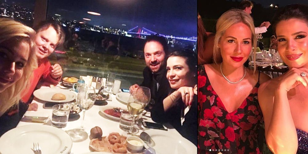 Akşam yemeğinde buluştular